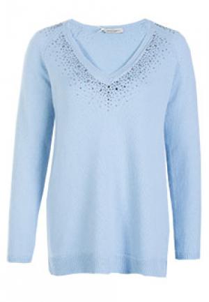 Пуловер BRUNO MANETTI. Цвет: голубой