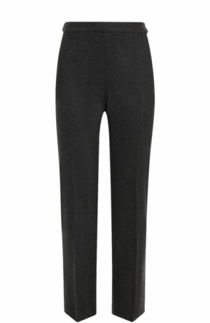 Укороченные кашемировые брюки со стрелками Loro Piana. Цвет: темно-серый