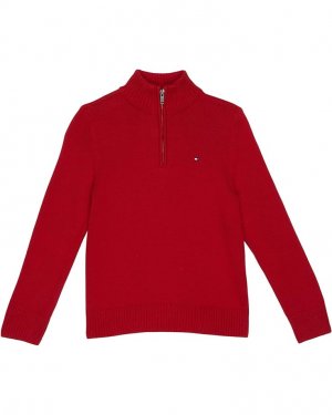 Свитер 1/4 Zip Solid Sweater, цвет Scarlet Sage Tommy Hilfiger