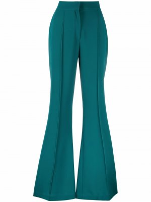 Расклешенные брюки с завышенной талией Elie Saab. Цвет: зеленый