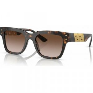 Солнцезащитные очки , прямоугольные, оправа: пластик, с защитой от УФ, для мужчин, черепаховый Versace. Цвет: коричневый