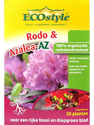 Натуральное органическое удобрение Rododendron-AZ для  кислопочвенных растений, 2кг на 20 кв. м ECOstyle. Цвет: желтый, зеленый