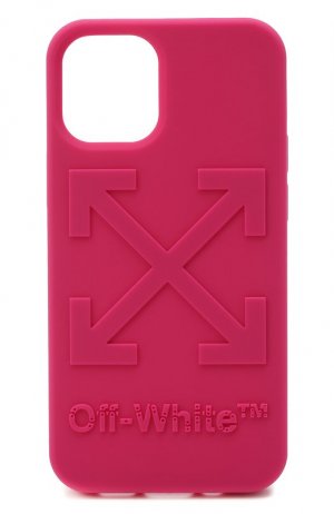 Чехол для iPhone 12 mini Off-White. Цвет: розовый