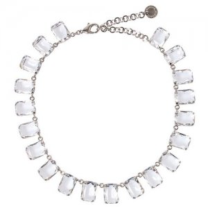 Ожерелье A107 серебряный+прозрачный UNI Marina Fossati