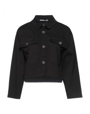 Куртка LE STREGHE. Цвет: черный