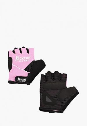 Перчатки для фитнеса Boxeur Des Rues. Цвет: розовый