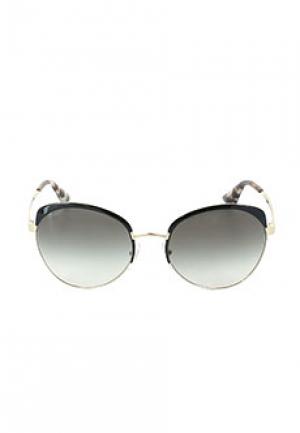 Очки PRADA sunglasses. Цвет: серый