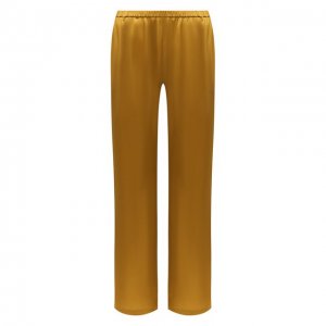 Шелковые брюки Carine Gilson. Цвет: жёлтый
