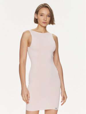 Летнее платье приталенного кроя , розовый Calvin Klein