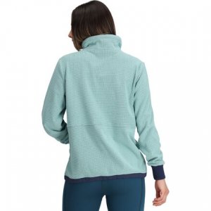 Пуловер с молнией 1/4 Trail Mix женский , цвет Sage/Naval Blue Outdoor Research