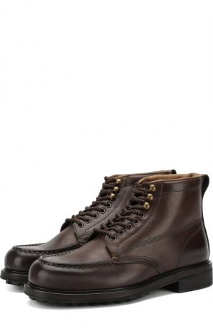 Кожаные ботинки Tom Ford. Цвет: коричневый