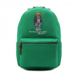 Текстильный рюкзак Polo Ralph Lauren. Цвет: зелёный