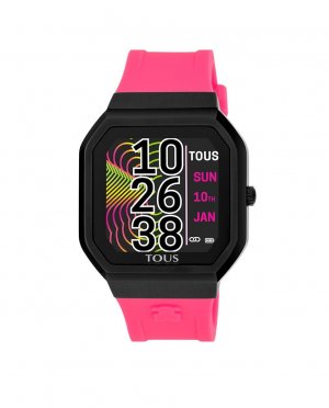 Женские умные часы B-Connect с ремешком фуксии , розовый Tous