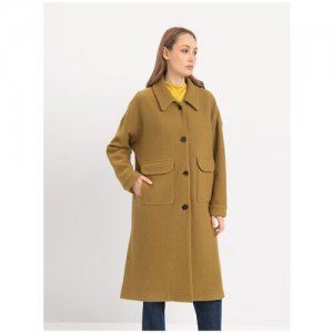 Пальто женское, , 850009-31120-50928, коричневый, размер - 42 Gerry Weber. Цвет: коричневый