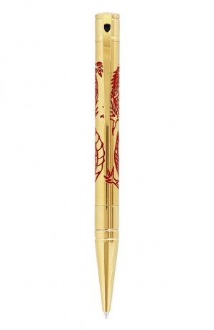 Шариковая ручка Дракон S.T. Dupont. Цвет: золотой