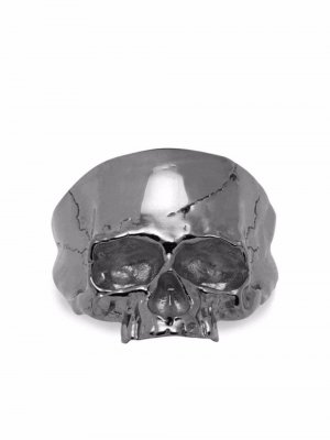 Серебряное кольцо в виде черепа Northskull. Цвет: черный