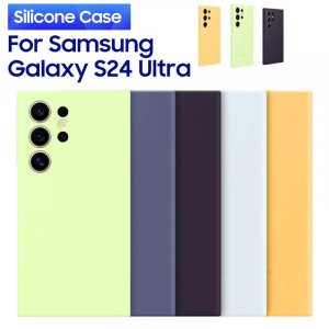 S24 Ultra + Plus Силиконовый чехол Мягкий противоударный для телефона Samsung