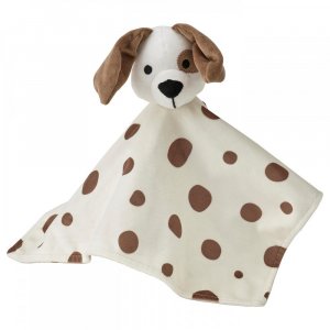 ИКЕА ДРЕМСЛОТТ плед пушистый в форме собаки бело-коричневый 30х30 см IKEA