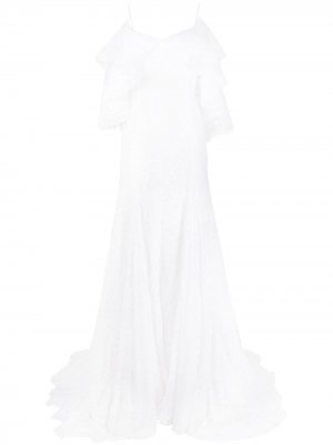 Кружевное свадебное платье Carmen Parlor. Цвет: белый