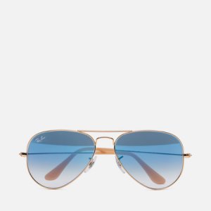 Солнцезащитные очки Aviator Gradient Ray-Ban. Цвет: золотой