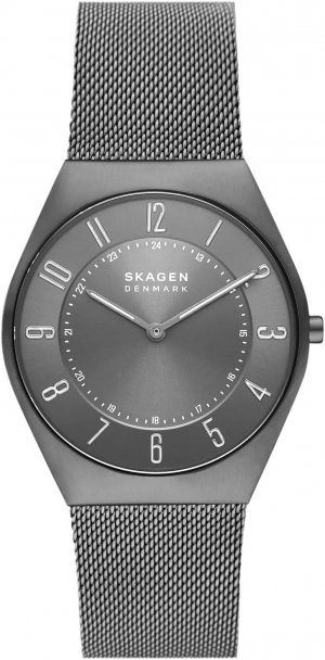 Часы 37 mm Grenen Ultra Slim Two-Hand Watch , цвет Charcoal-SKW6824 Skagen