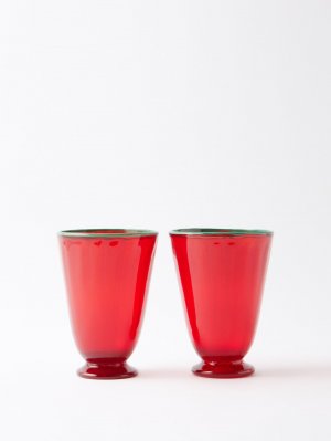Набор из двух стаканов радуга. , красный La DoubleJ