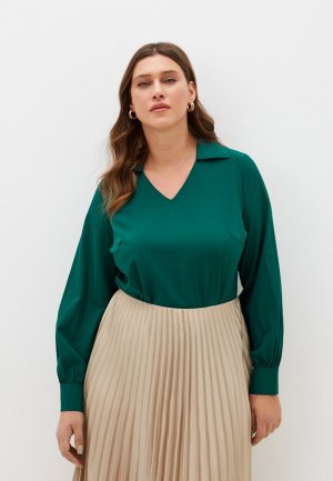 Блуза Mankato. Цвет: зеленый