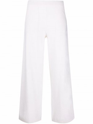 Трикотажные брюки широкого кроя Iris Von Arnim. Цвет: белый