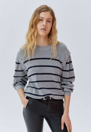 Вязаный свитер PULL , цвет gris clair chiné IKKS
