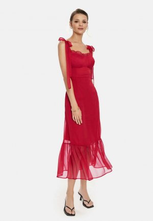 Элегантное платье SUGARFREE, красный Sugarfree
