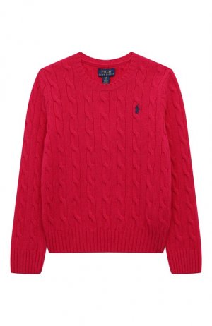 Шерстяной пуловер Polo Ralph Lauren. Цвет: розовый