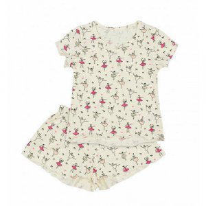 Пижама , размер 110/116, белый Linas Baby. Цвет: белый