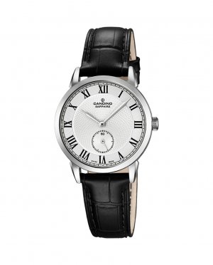 C4593/2 Пара черные кожаные женские часы , черный Candino