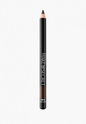 Карандаш для бровей Make-Up Secret Universal Browliner, 1 г, UB04 (Chocolate). Цвет: коричневый