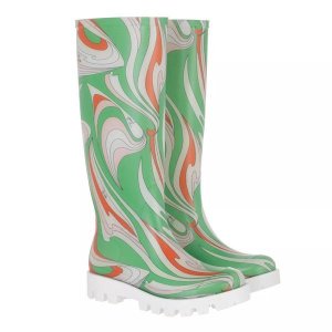 Сапоги vortici baby boots verde/arancio , мультиколор Emilio Pucci
