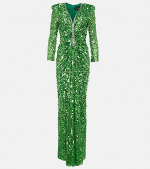 Украшенное платье JENNY PACKHAM, зеленый Packham