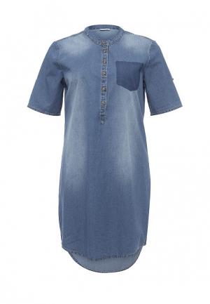 Платье джинсовое Jacqueline de Yong JA908EWQGE53. Цвет: синий