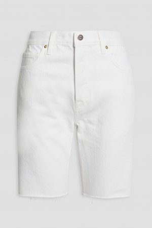 Джинсовые шорты-бермуды Le Slouch FRAME, белый Frame