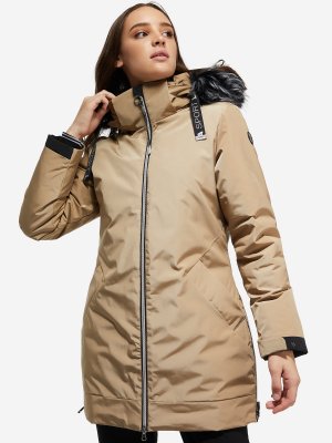 Куртка утепленная женская Aittovaara, Бежевый Luhta. Цвет: бежевый