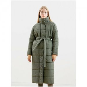 Пальто женское зимнее 1013752i60049, размер 50 Pompa. Цвет: зеленый