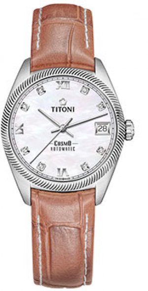 Швейцарские наручные женские часы 828-S-ST-652. Коллекция Cosmo Titoni