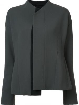 Пиджак с потайной застежкой Narciso Rodriguez. Цвет: серый