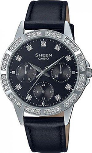 Японские наручные женские часы SHE-3517L-1AUEF. Коллекция Sheen Casio