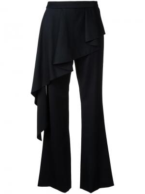 Многослойные расклешенные брюки Goen.J. Цвет: чёрный
