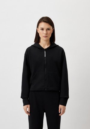 Толстовка Calvin Klein Performance PW  - Full Zip Hoodie (Cropped). Цвет: черный