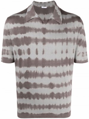 Tie-dye-print polo shirt Malo. Цвет: серый