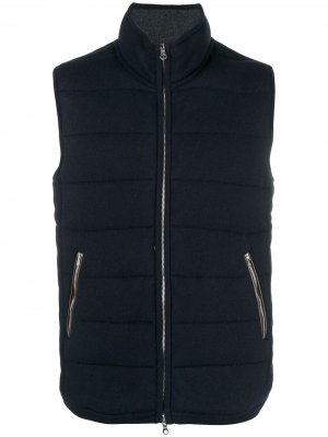 Mall quilted gilet N.Peal. Цвет: синий