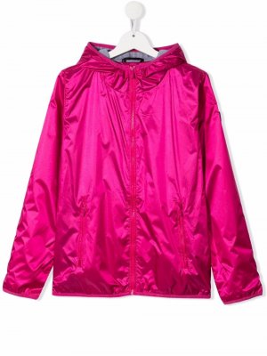 Куртка с капюшоном и блестками Ciesse Piumini Junior. Цвет: розовый