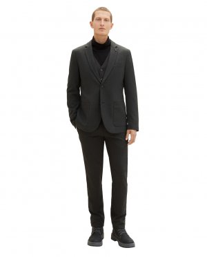Мужские брюки чинос стандартного кроя темно-серого цвета , темно-серый Tom Tailor. Цвет: серый