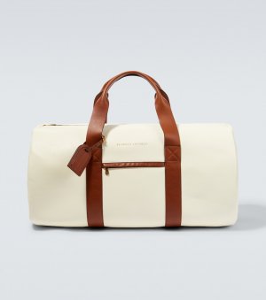 Кожаная спортивная сумка , белый Brunello Cucinelli